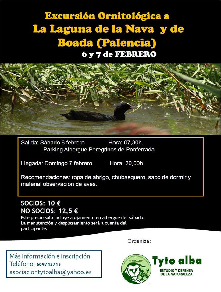 EXCURSIÓN LAGUNA DE LA NAVA Y BOADA